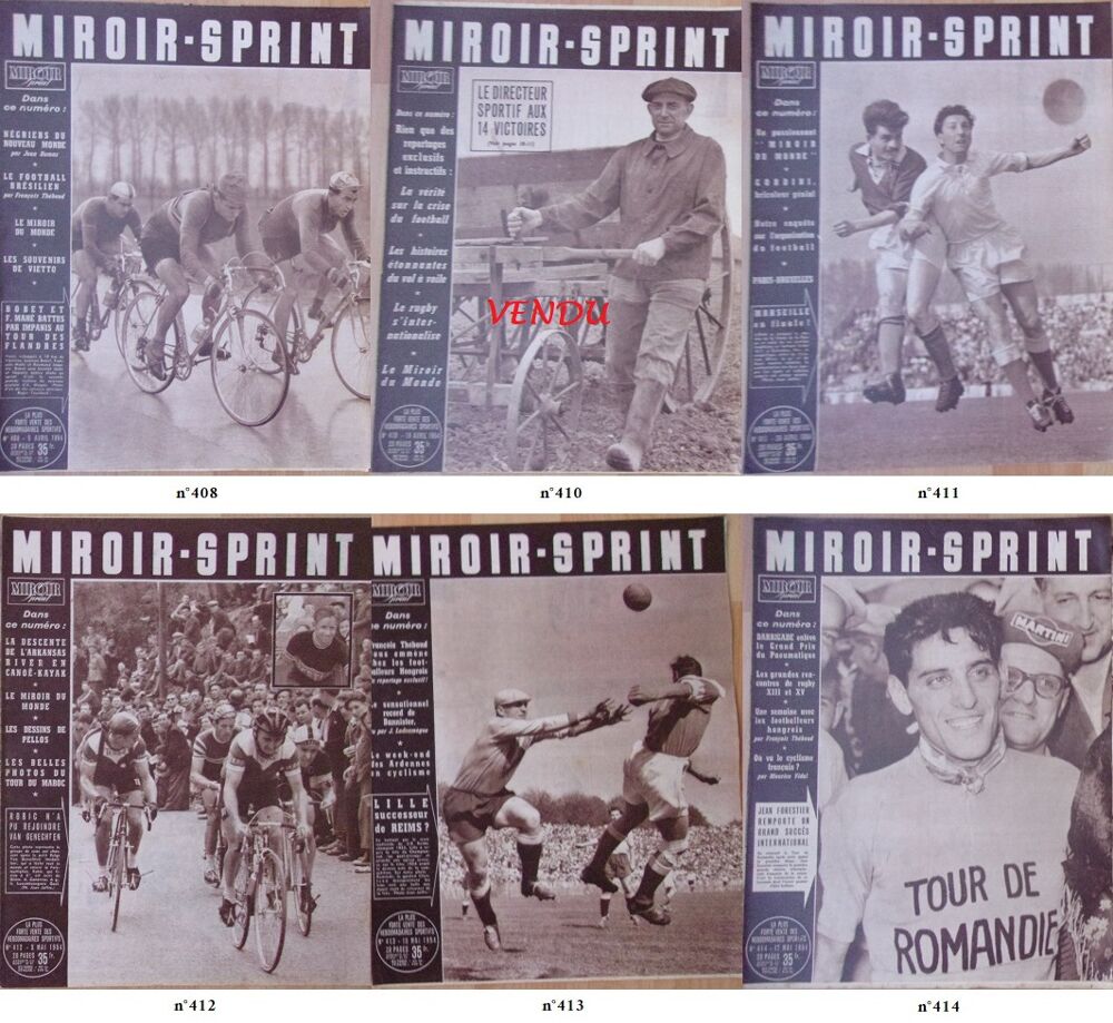 Miroir Sprint ann&eacute;e 1954 