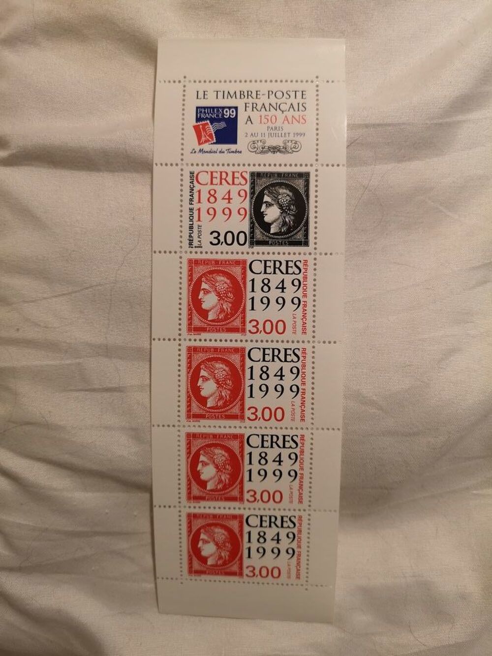 timbres yvert 3211 et 3212 bande compl&egrave;te 