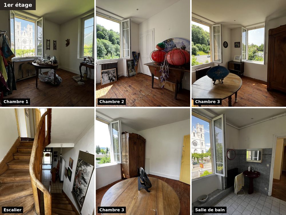 Vente Maison Maison bourgeoise avec tour, 158 m² + vérandas, jardin plein Saint-laurent-du-pont