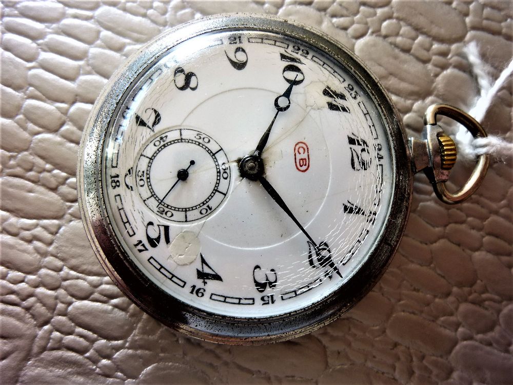 CB montre de poche gousset vers 1900 GOC1024 Bijoux et montres