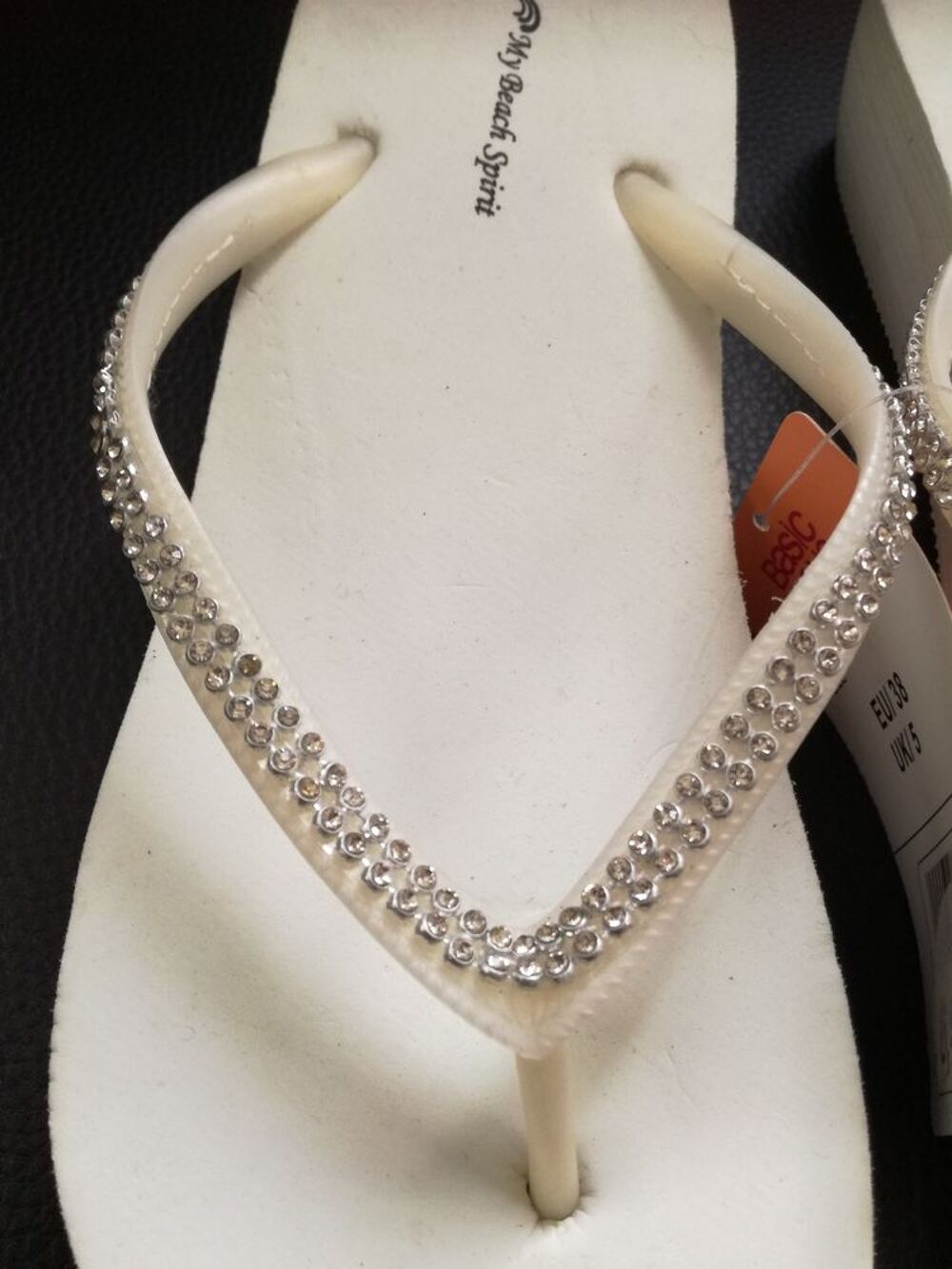 Sandales Tongs Neuves &agrave; Strass?Confort &amp; &Eacute;l&eacute;gance pour l'&eacute;t&eacute; Chaussures