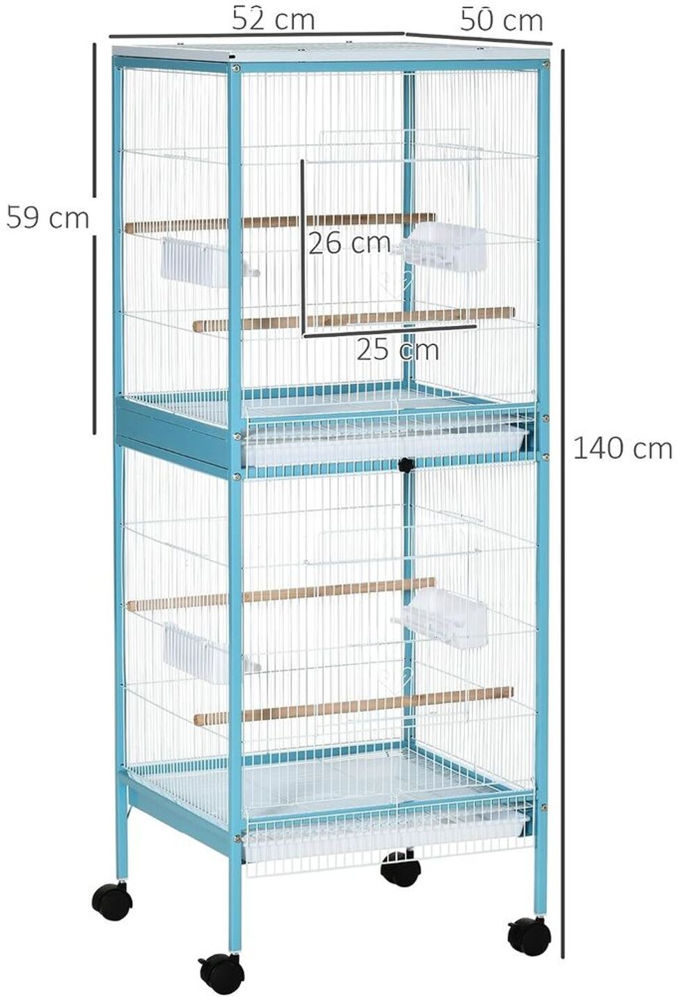   Cage séparable neuve, emballée 
