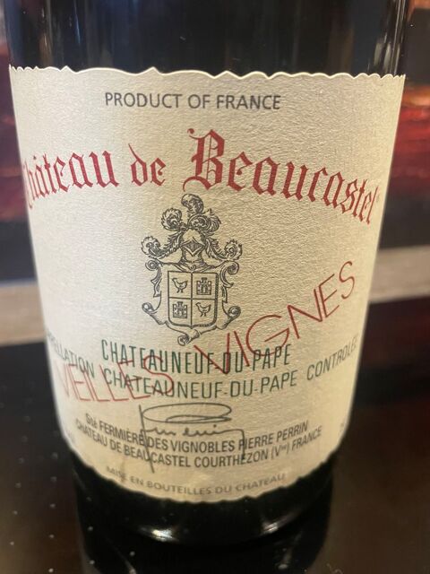 1 Bt CHÂTEAUNEUF-DU-PAPE, Blanc 2009, Vieilles Vignes. 99pk, 230 Vigneux-sur-Seine (91)
