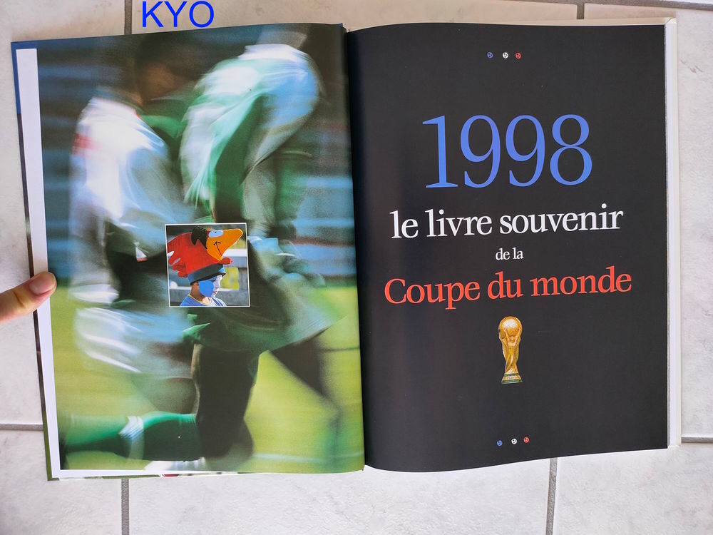 Coupe du monde 98 Le livre souvenir Zin&eacute;dine Zidane football Livres et BD