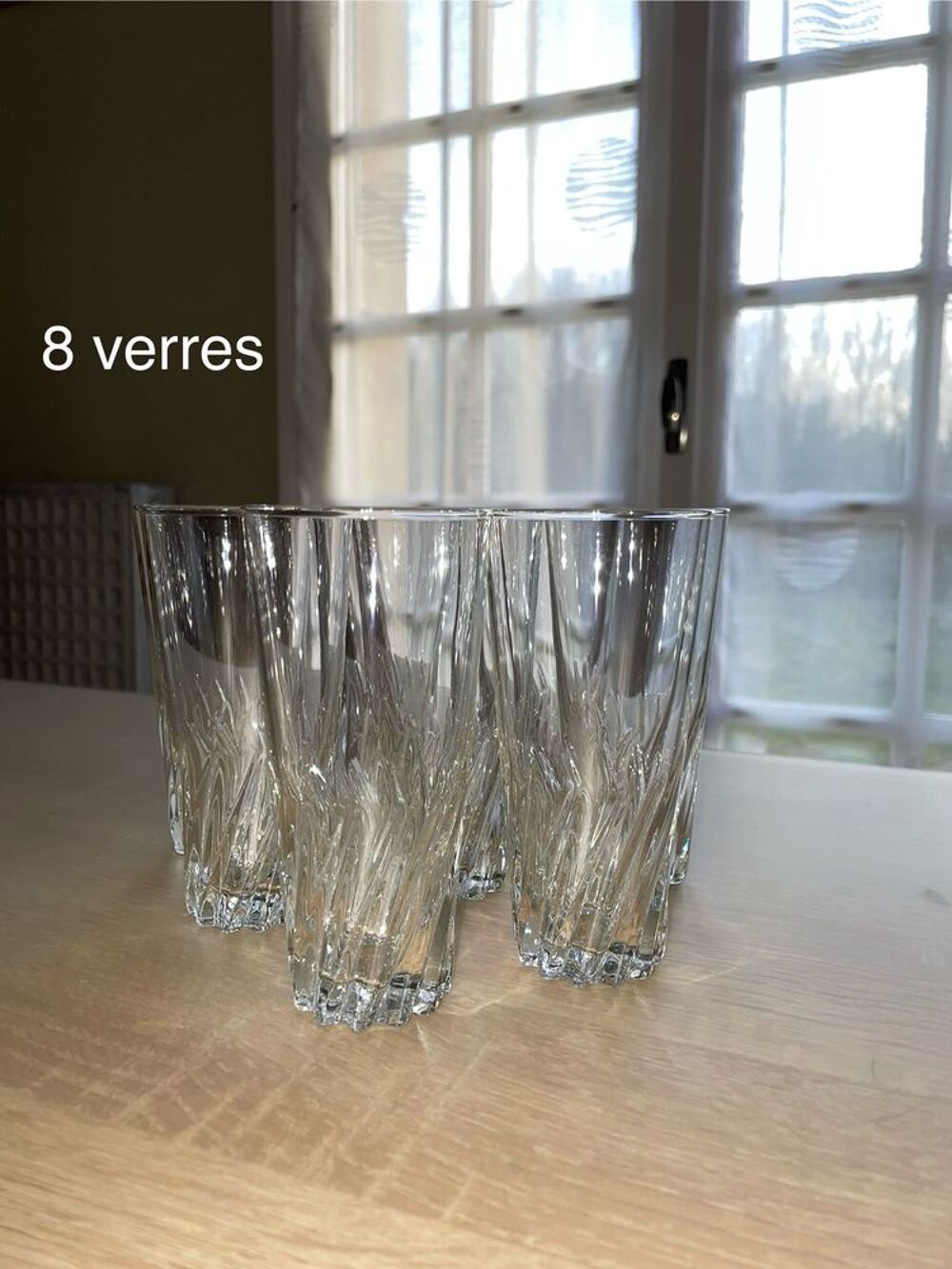 Service &agrave; verres Décoration