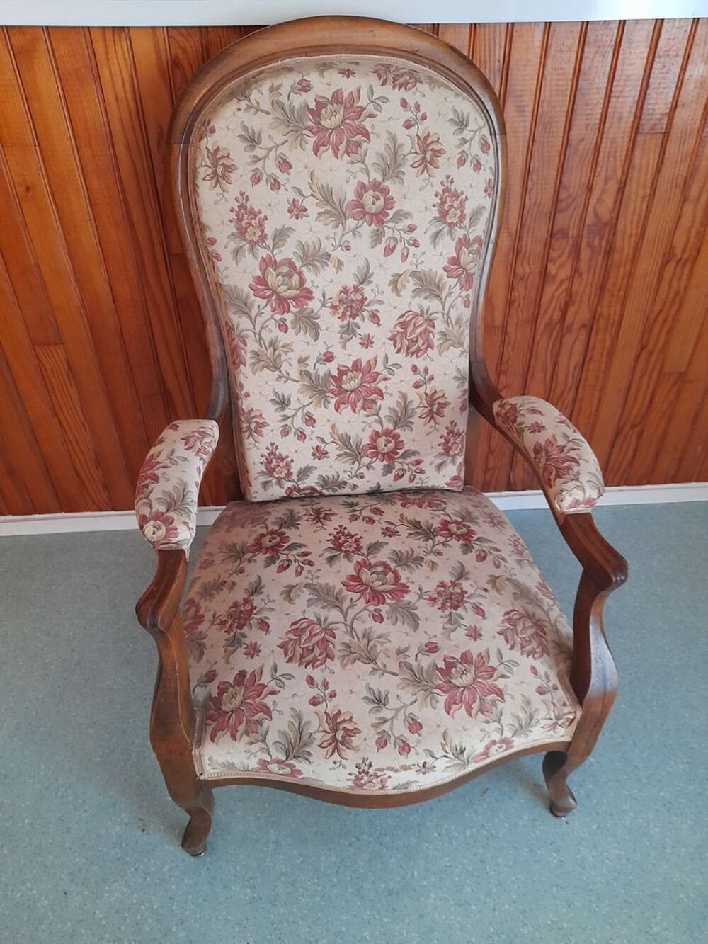Canap&eacute; velours - longueur 1 M 80 -
Fauteuil crapaud Meubles