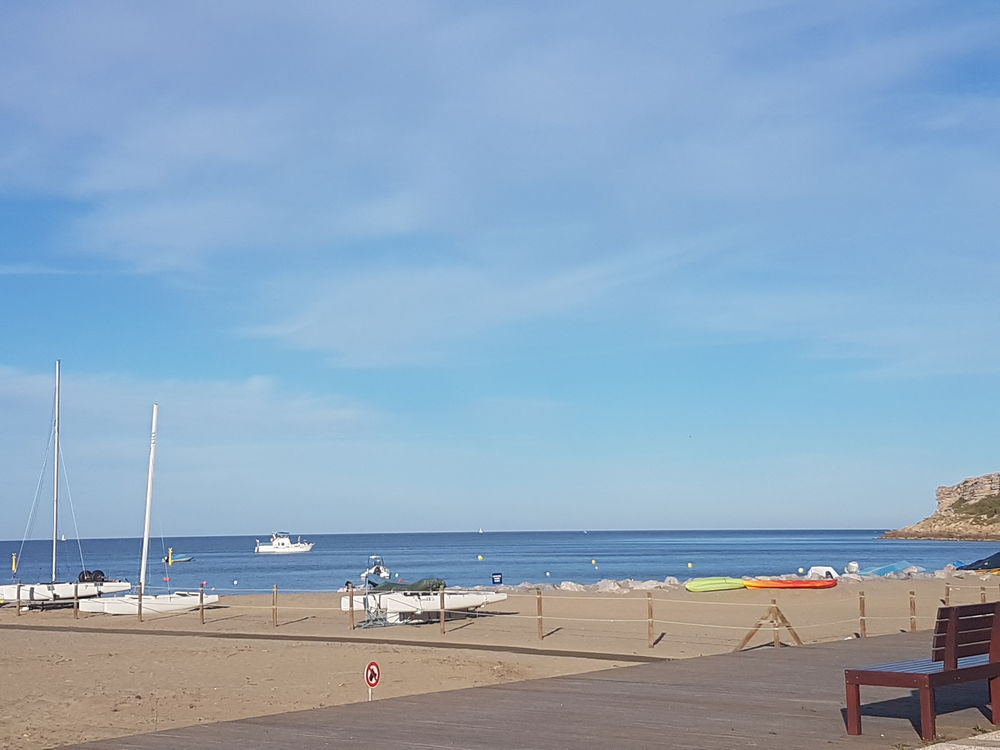 Location Appartement La Franqui,appartement climatisé et cabine face à la mer Leucate