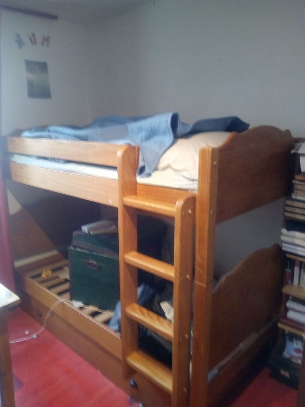 Lits superpos&eacute;s bois massif Gautier Meubles