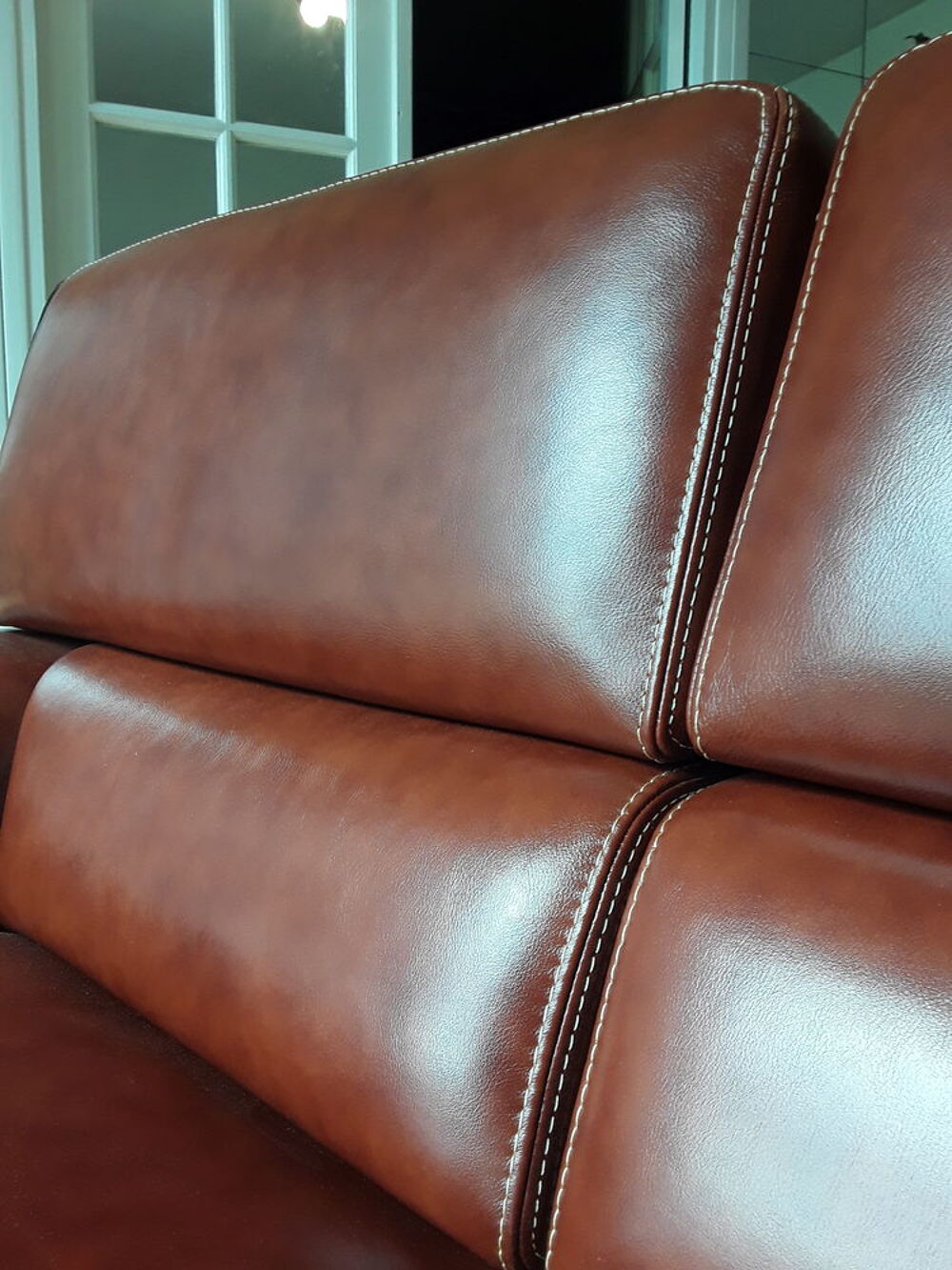 DE CANAPE DE LUXE EN CUIR 3 PLACES Meubles