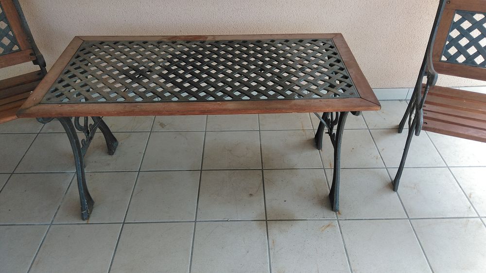 salon de jardin Bois Fonte 
Meubles