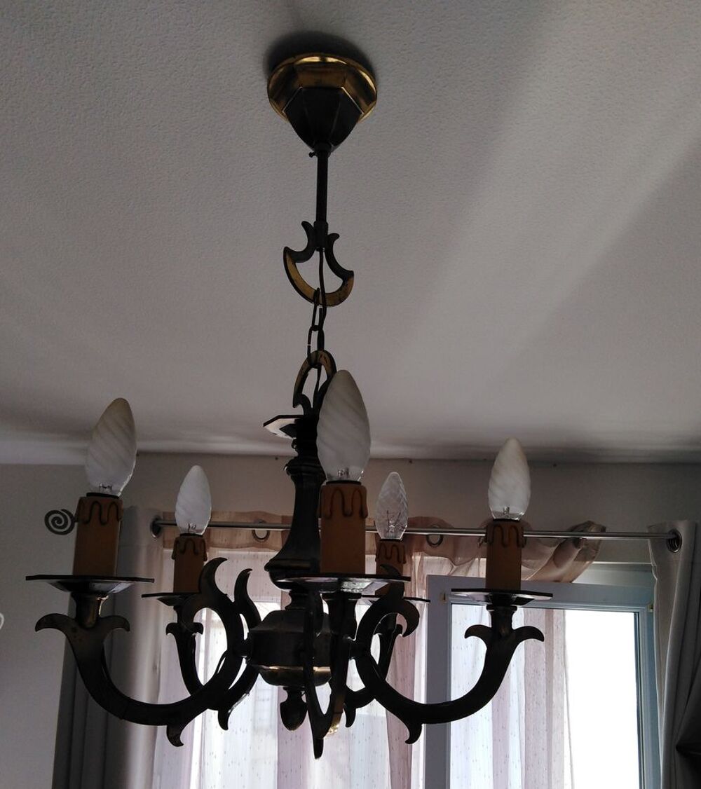 lustre 5 branches D�coration