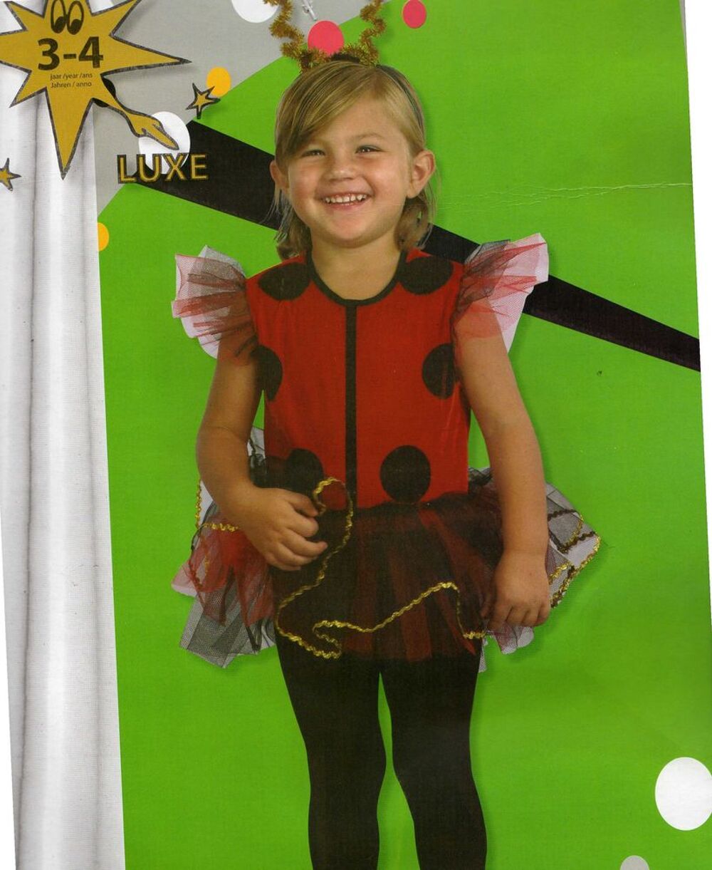 Deguisement costume Coccinelle avec tutu 3-4 ans Jeux / jouets