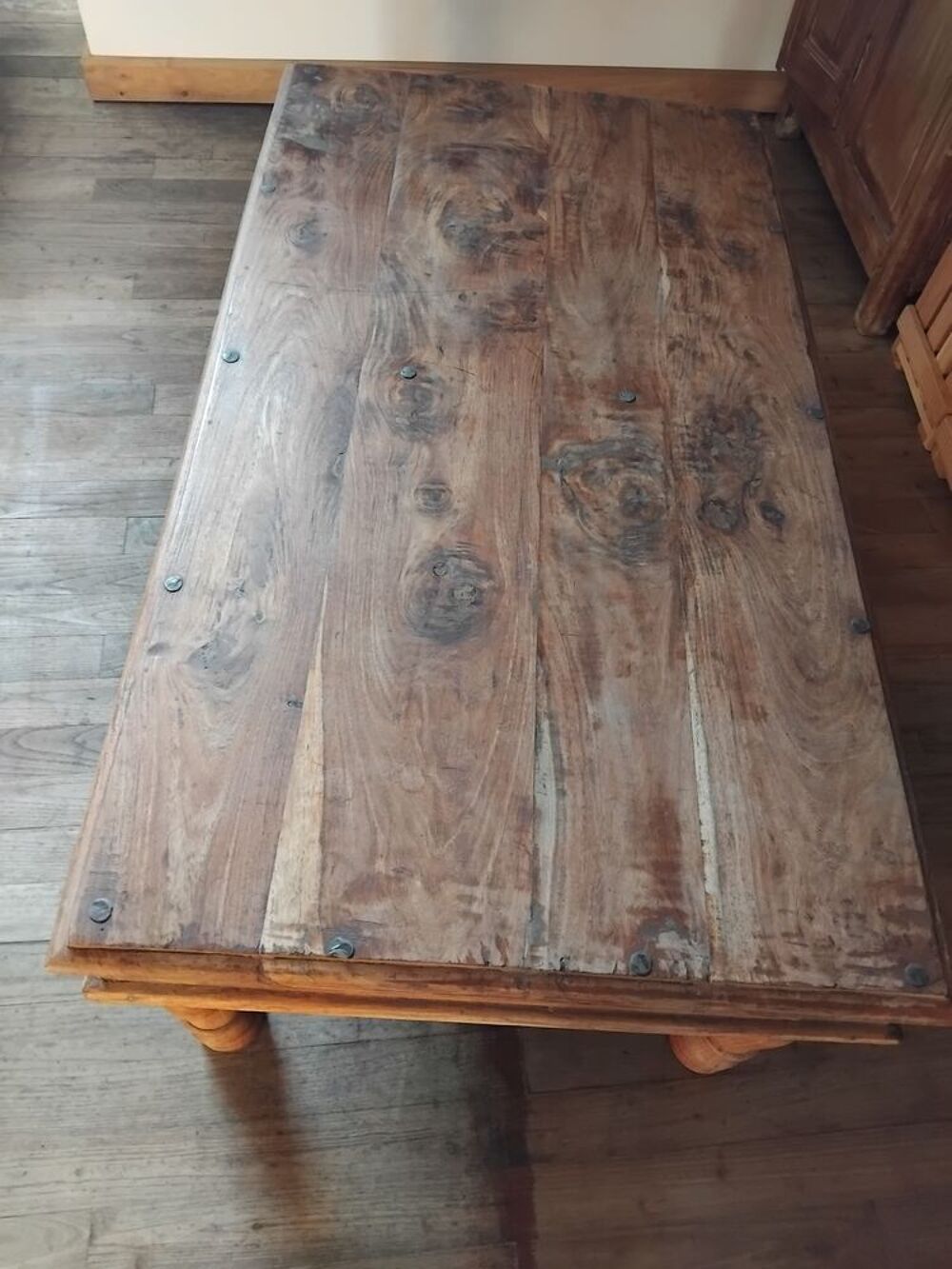 Table basse teck massif Meubles