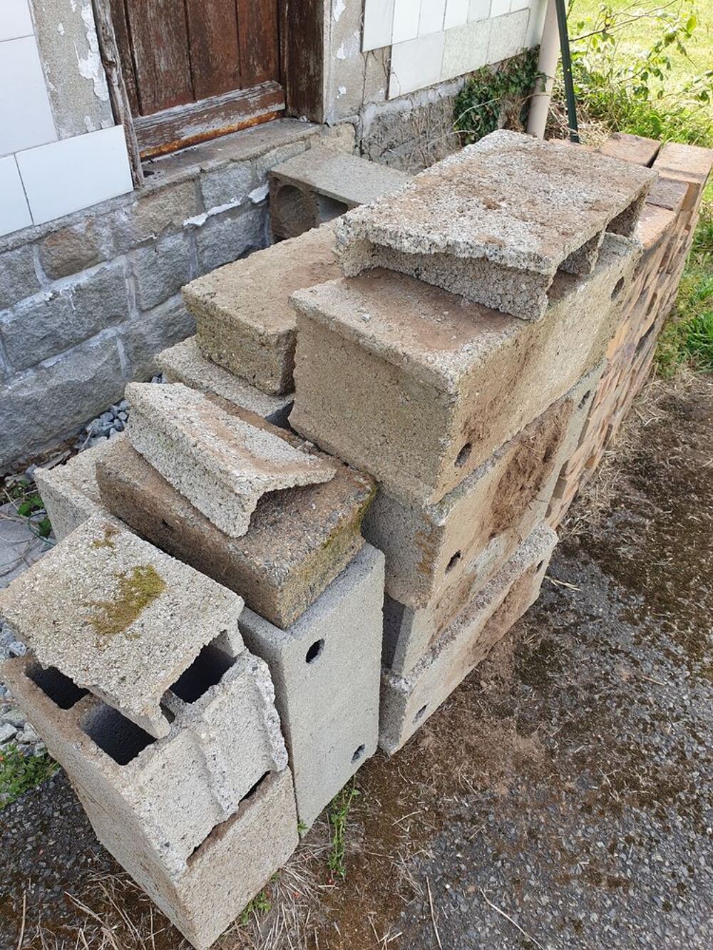 Lot de parpaings Bricolage
