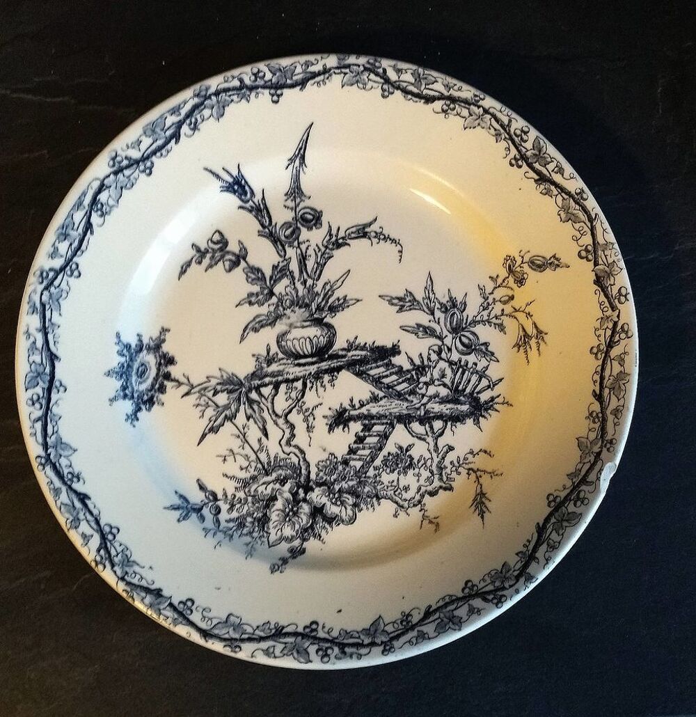 Assiette d&eacute;corative 1930 environ Décoration