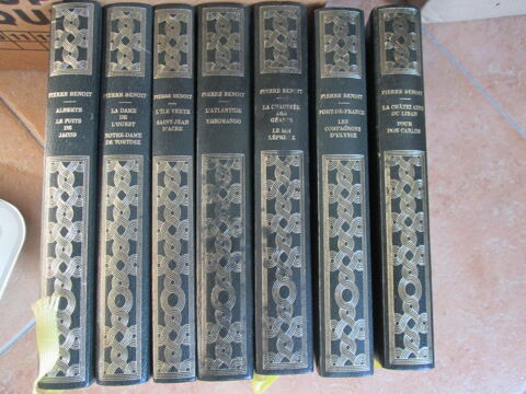 Lot de 7 beaux livres reliés Pierre Benoît 18 Herblay (95)