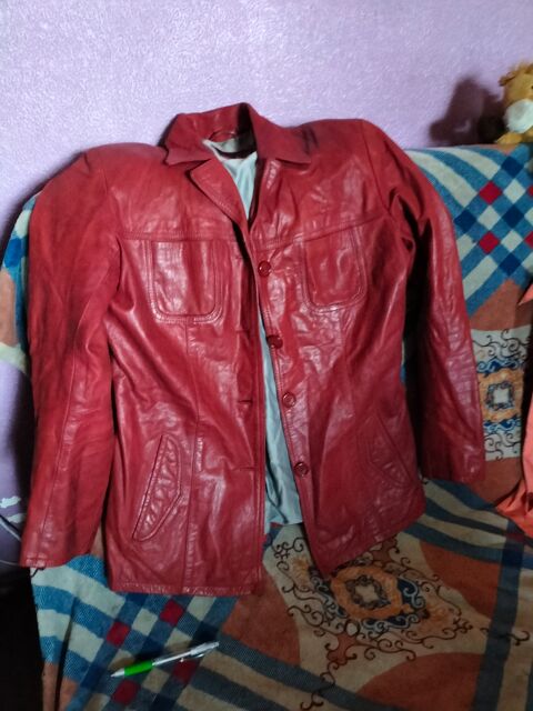 Veste cuir vritable oakwood taille L trs bon tat 40 Cachan (94)
