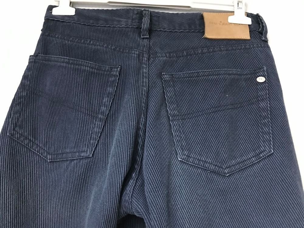 pantalon velours marine T. M CJW Vêtements