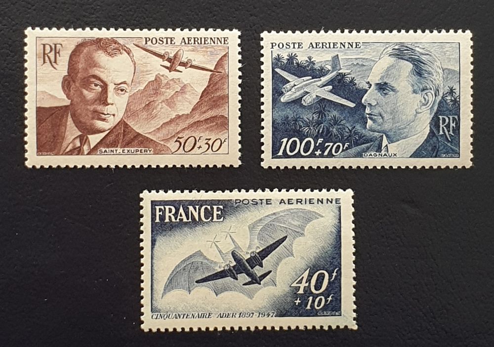 Timbres PA21 ? 22 et 23 avec charni&egrave;re 