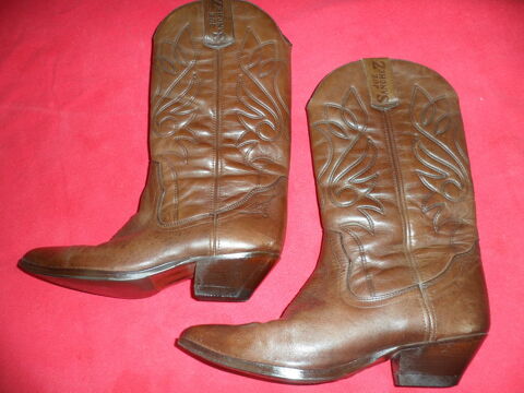 BOTTES / SANTIAGS cuir Homme . Taille 42 ....... 55 Couron (44)