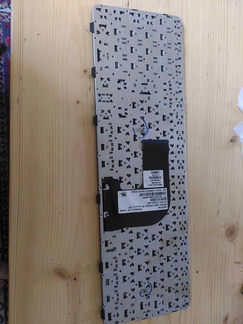 Clavier HP Pavilion DV6 AZERTY Fran&ccedil;ais NSK-CK0UW 670321-051 Matériel informatique