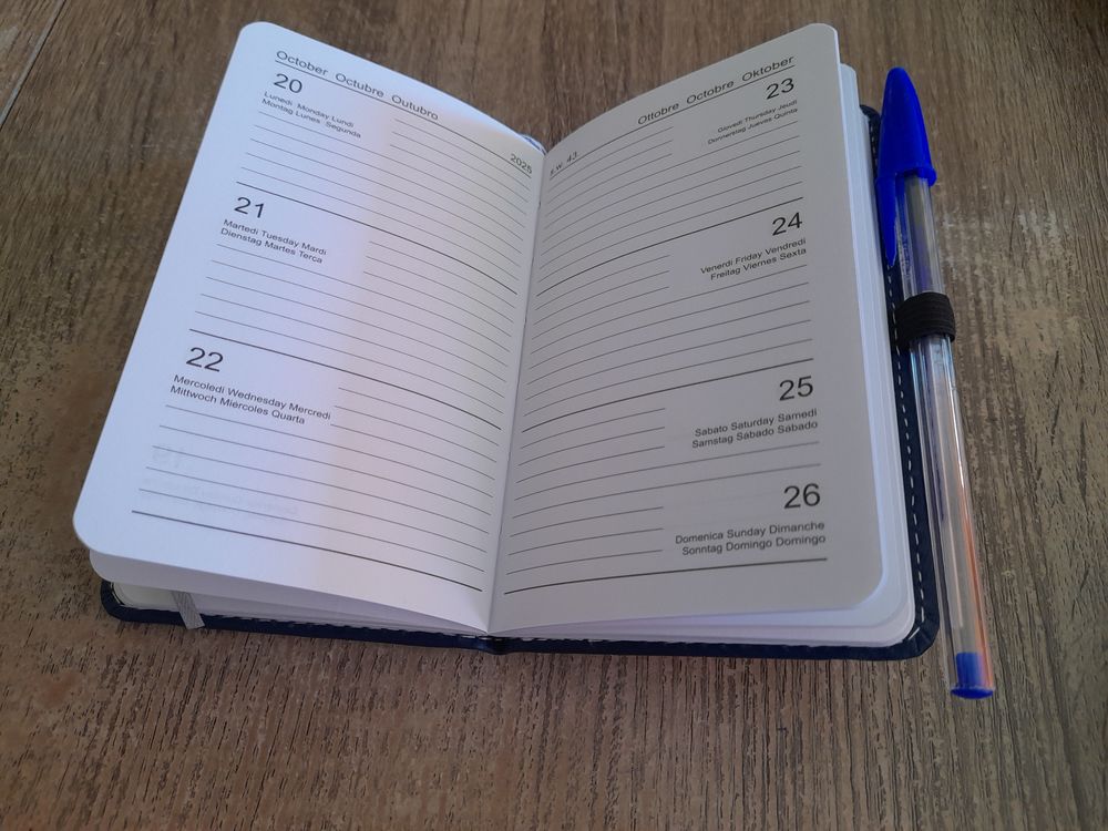 Petit agenda 2025 Maroquinerie