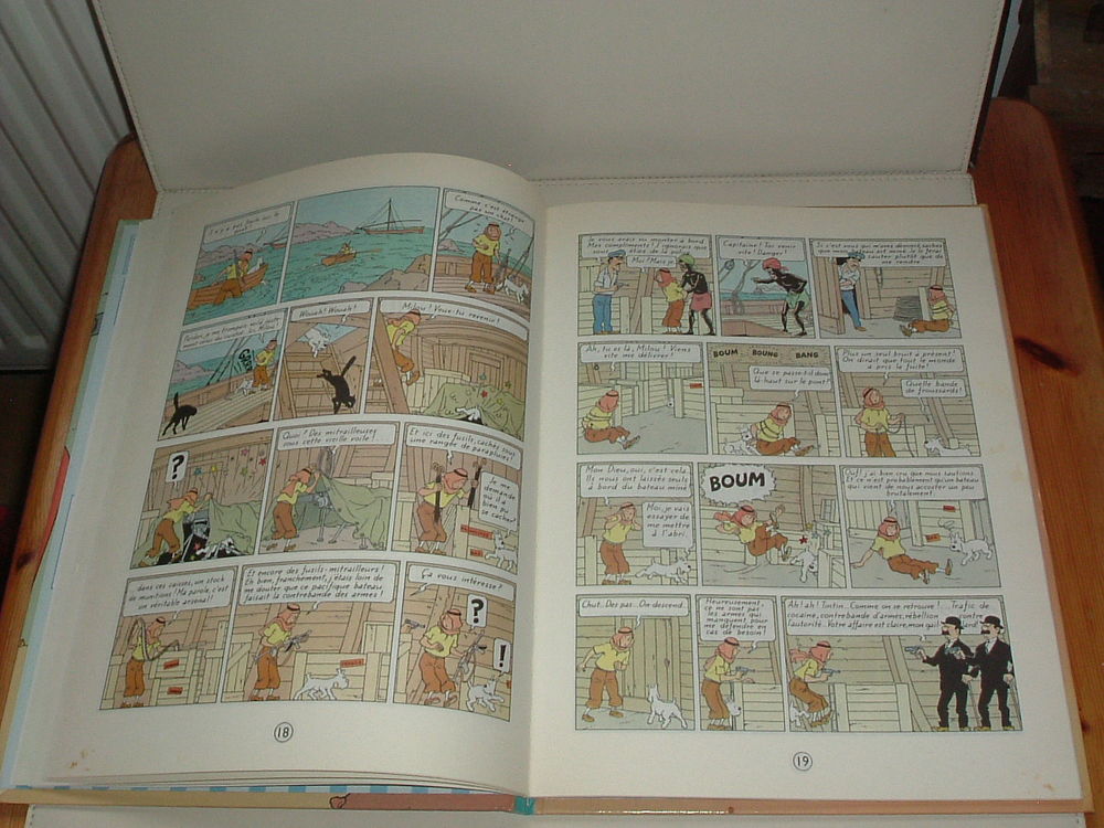 BD Tintin " Les Cigares du Pharaons " dos bleu Livres et BD