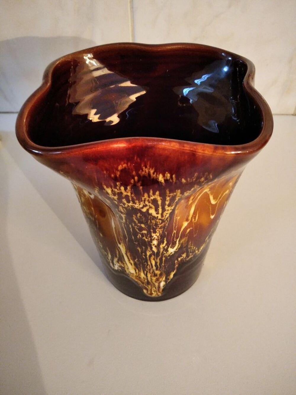 Vase vintage Vallauris D�coration