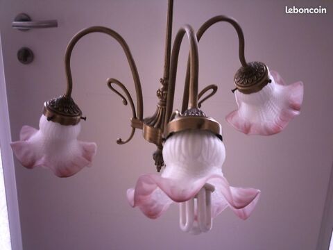 lustre plafonnier art dco art nouveau annes 1950 54 La Rochelle (17)