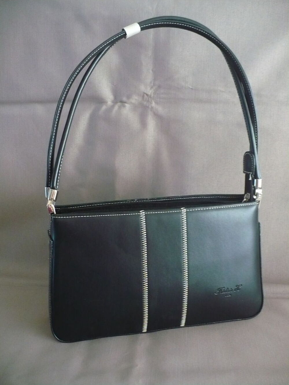 Sac &agrave; main Noir Neuf Maroquinerie