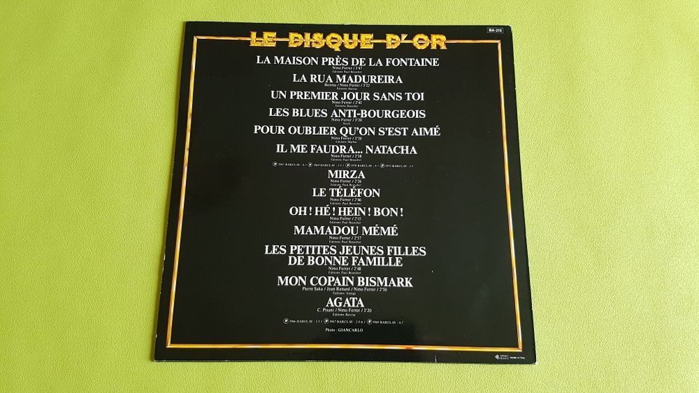 NINO FERRER LE DISQUE D'OR CD et vinyles