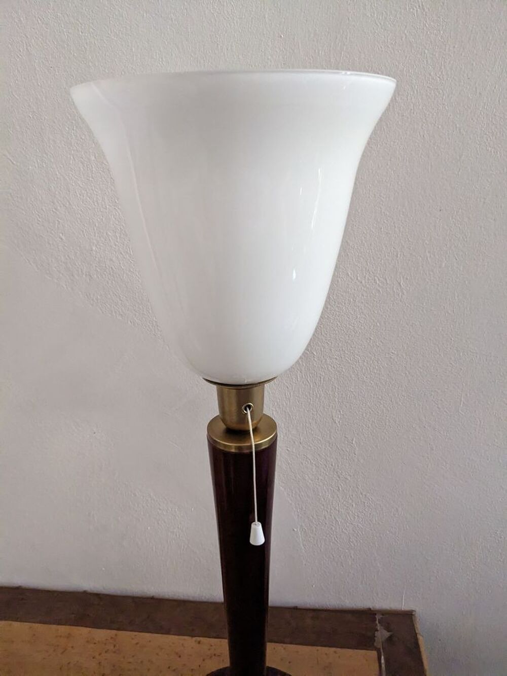 JOLIE LAMPE de bureau STYLE MAZDA UNILUX couleur noyer ou au Décoration