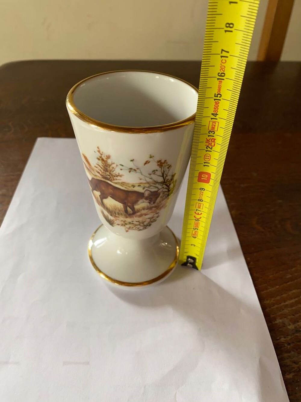Mazagran porcelaine renard sign&eacute; 75 Cuisine