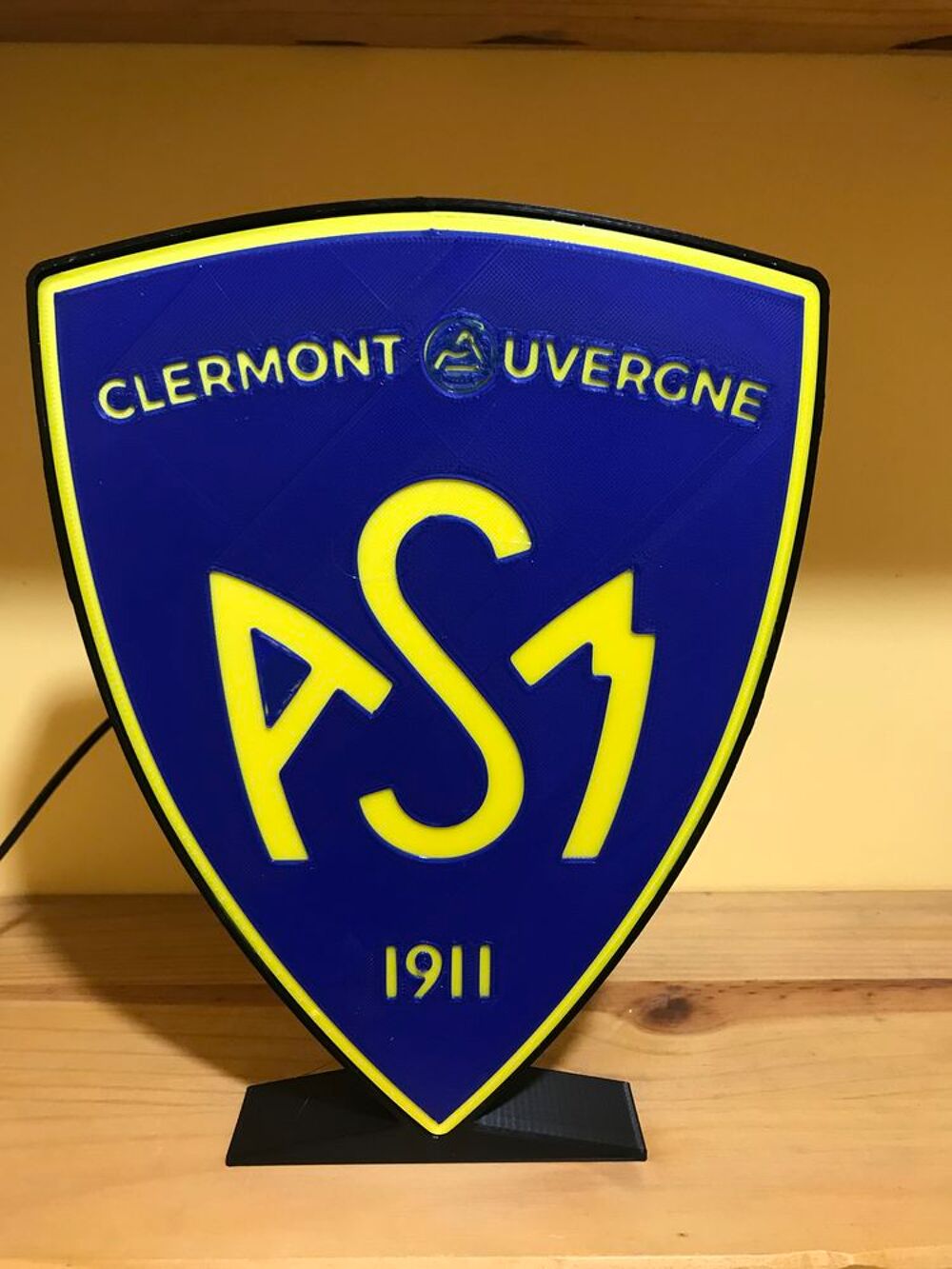 Lampe logo ASM CLERMONT leds USB Décoration