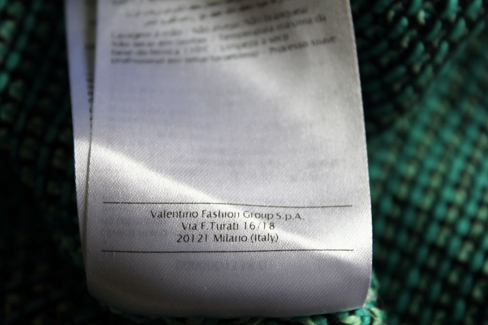 Manteau maille turquoise MISSONI T.38 Fr Vtements