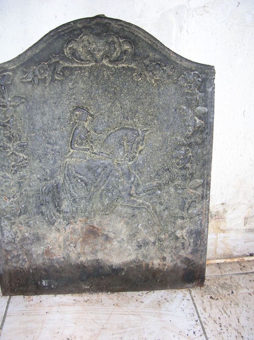 Plaque Fonte de Chemin&eacute;e Décoration