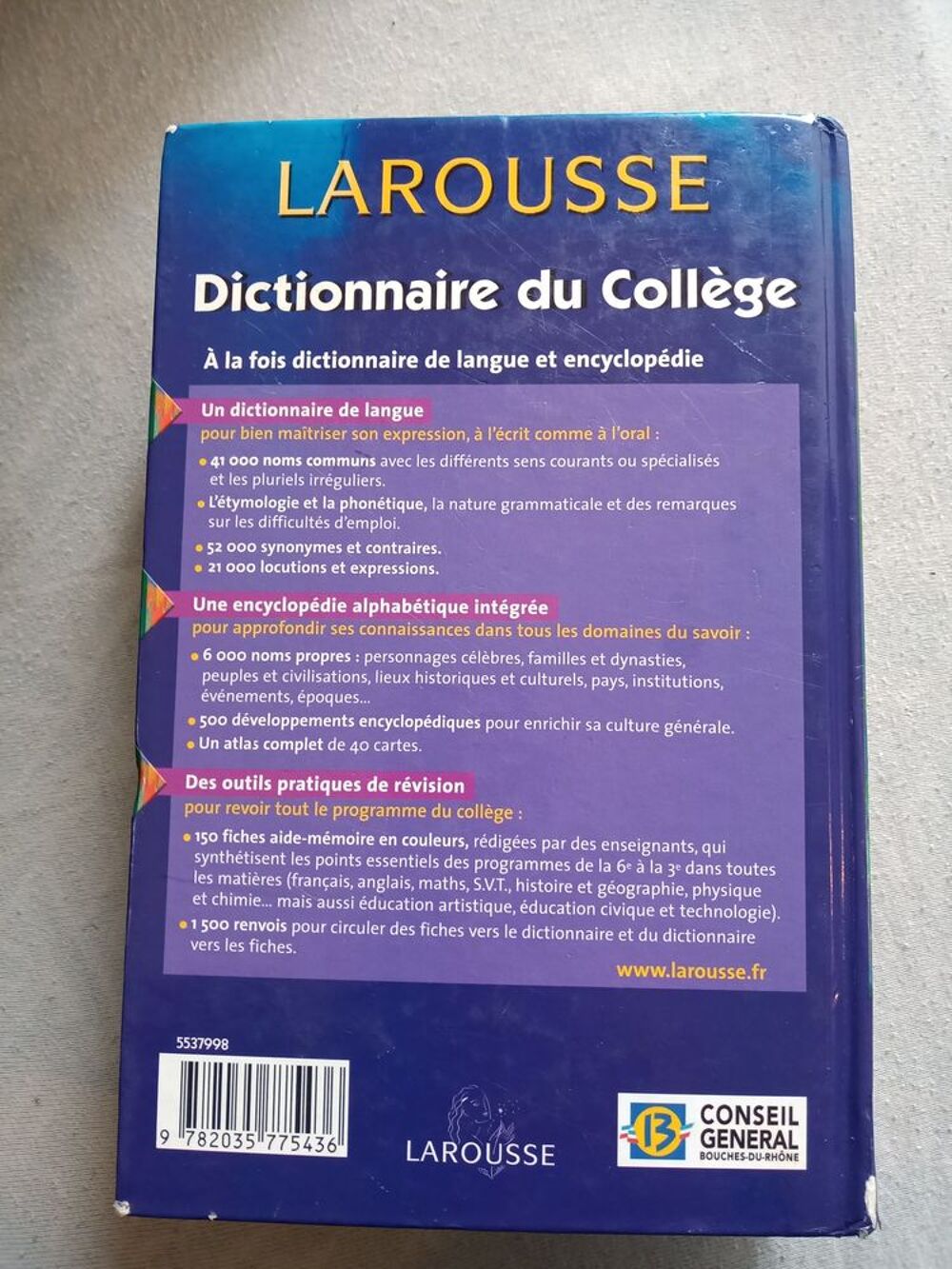 Larousse dictionnaire du coll&egrave;ge 2006 Livres et BD