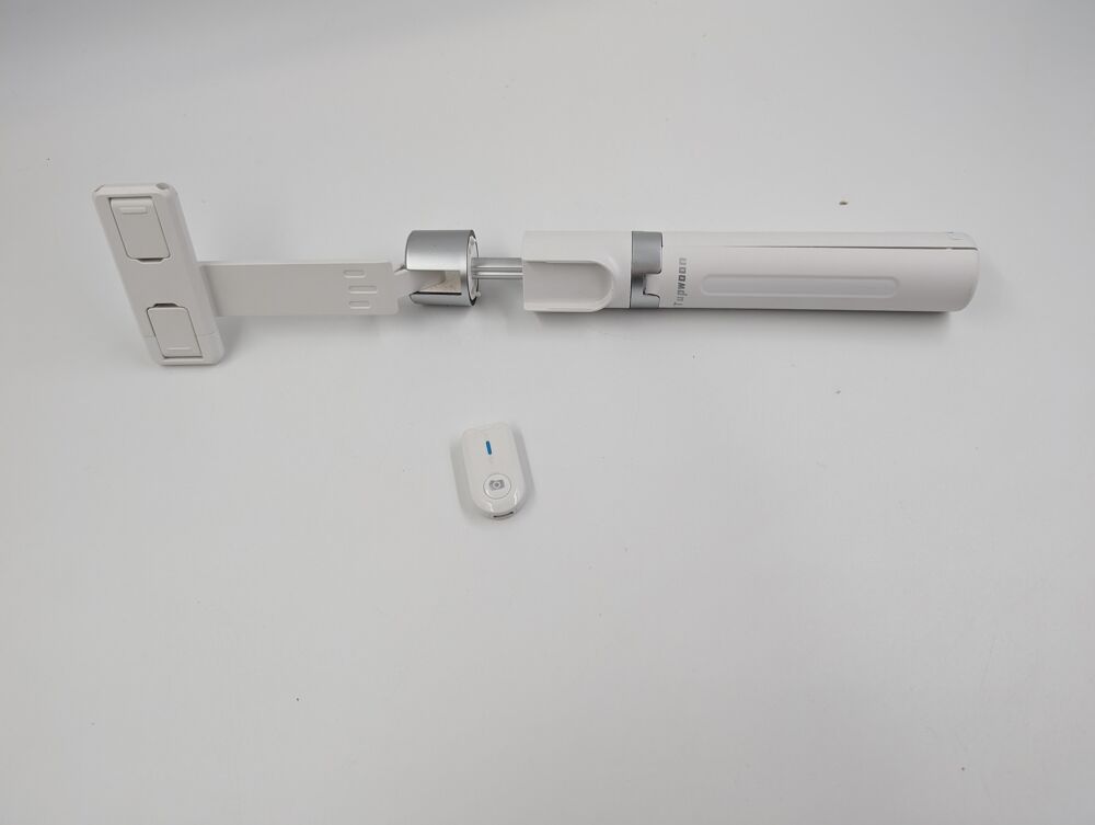 Tr&eacute;pied ou barre &agrave; selfie Tupwoon blanc Téléphones et tablettes