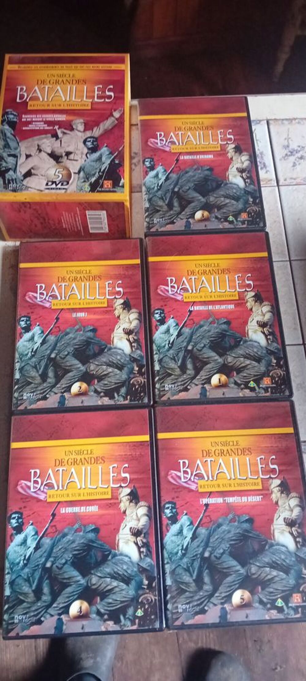 Les grandes batailles DVD et blu-ray