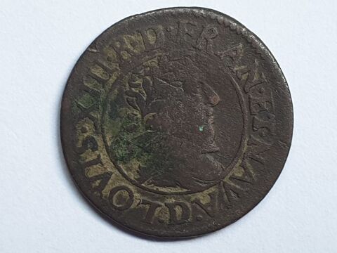 Monnaie Louis XIII le juste 1628 D 45 Bordeaux (33)