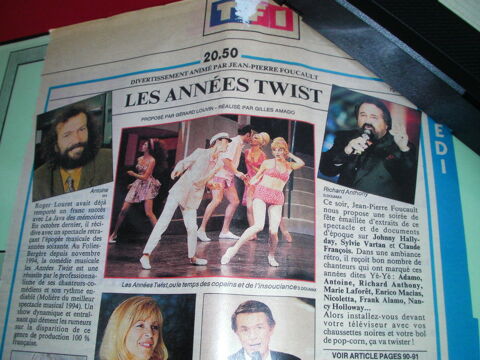 DVD  LES ANNEES TWIST  comédie musicale  -  5 Saint-Etienne (42)