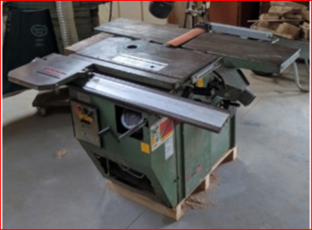 combinee bois 5 operations avec aspirateur a copeaux Bricolage