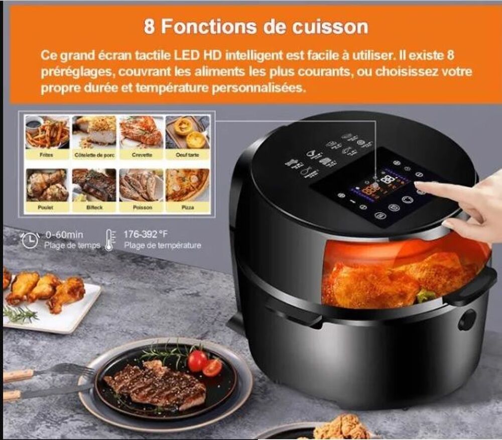 Friteuse &agrave; air chaud MKMAOKE Electroménager