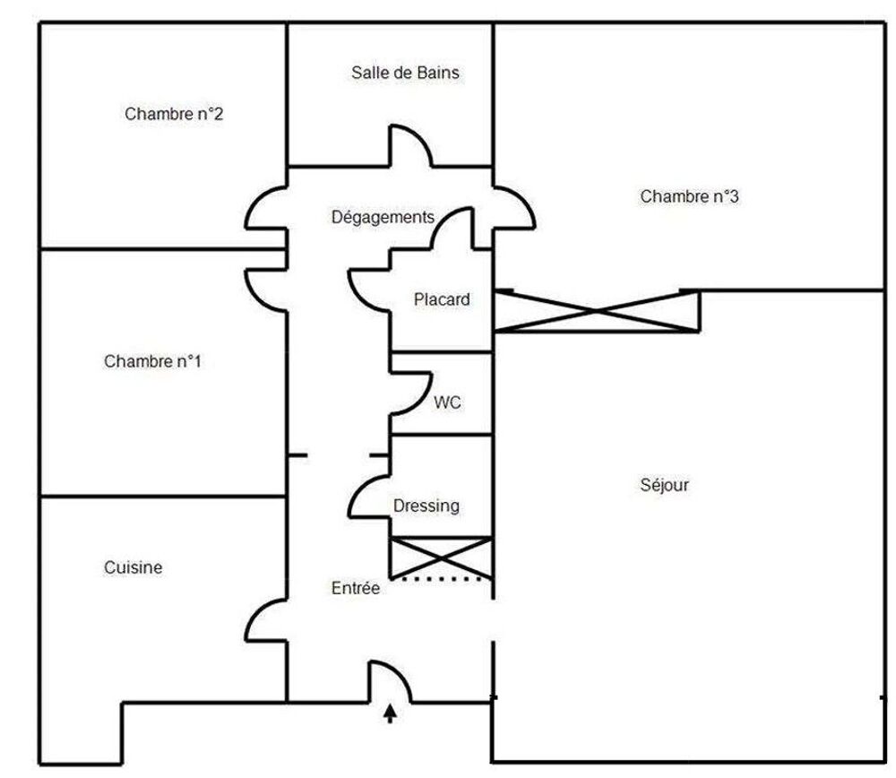 Appartement 4 pièces 87 m² · à Échirolles · 87 m² · 140 000 €