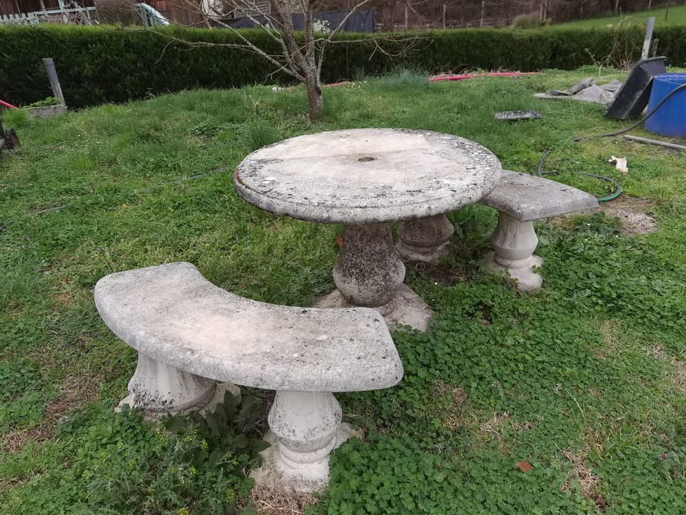 Table ronde de jardin Jardin