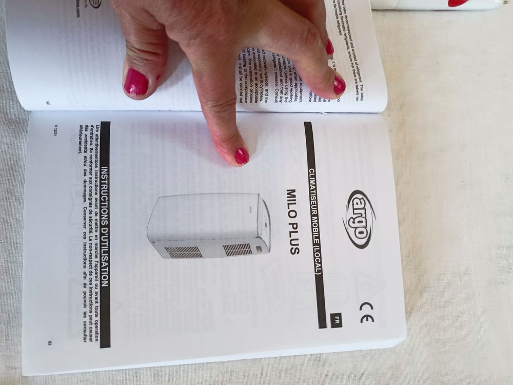 Climatiseur Portable Argo Milo Plus 13.000 BTU Electroménager