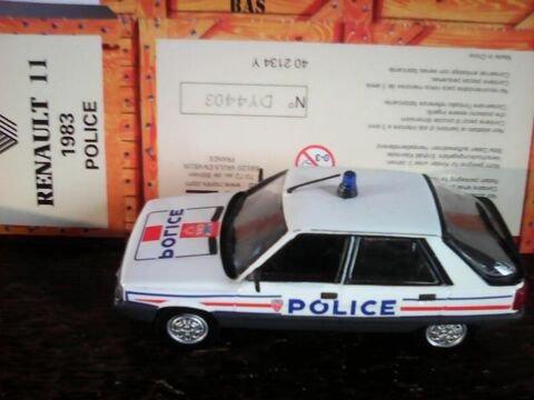 Voiture Renault 11 1983 Police Norev 1/43 Modèle réduit. 14 Marmande (47)