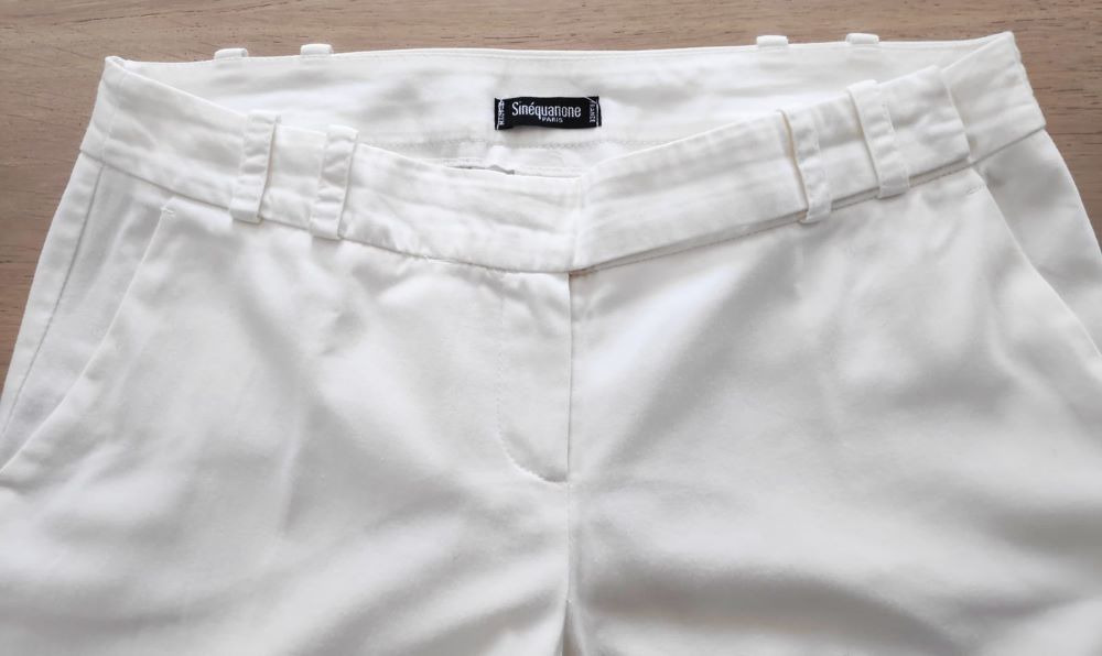 Pantalon blanc coton Vêtements