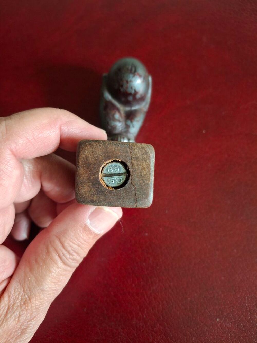 Heurtoir de porte en fonte de fer XIX&egrave; si&egrave;cle ou avant Décoration
