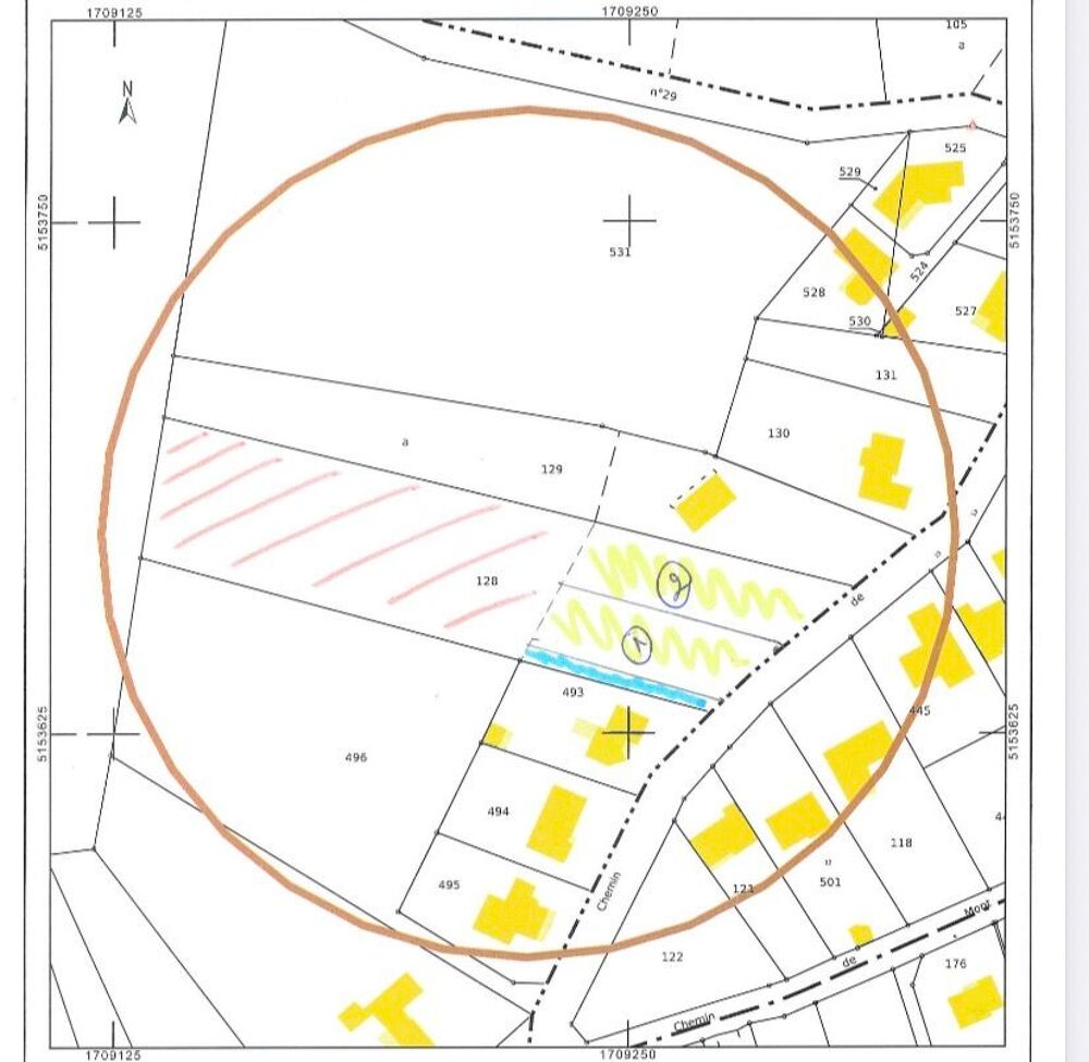 Vente Terrain Terrain constructible environ 1000 m2 à Champeix Champeix
